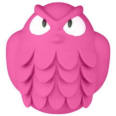 Игрушка Mr.Kranch для собак Сова 13 см розовая с ароматом бекона MKR000224 фото 10