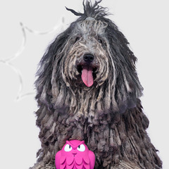 Игрушка Mr.Kranch для собак Сова 13 см розовая с ароматом бекона MKR000224 фото 2