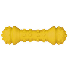Игрушка Mr.Kranch для собак Гантель дентальная 18 см желтая с ароматом сливок MKR000124 фото 10