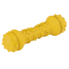 Игрушка Mr.Kranch для собак Гантель дентальная 18 см желтая с ароматом сливок MKR000124 фото 8